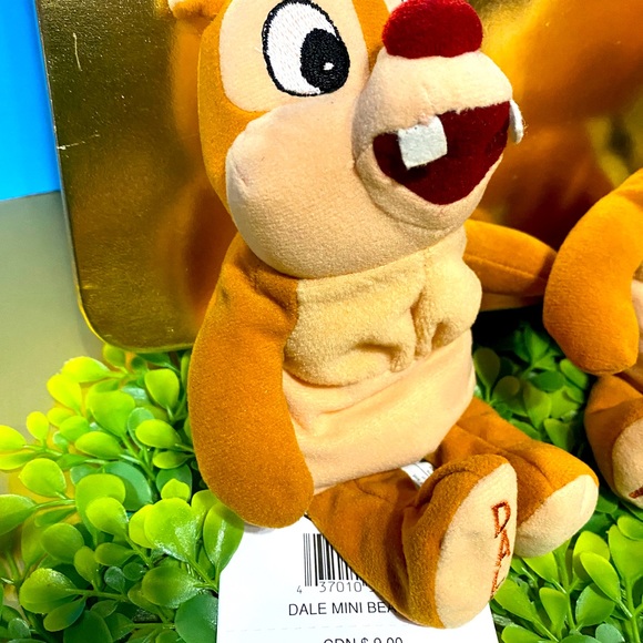 DISNEY EXCLUSIVE NWT VTG 1990s CHIP AND DALE CLASSIC RETIRED BEAN BAG PLUSH PAIR - Picture 12 of 14